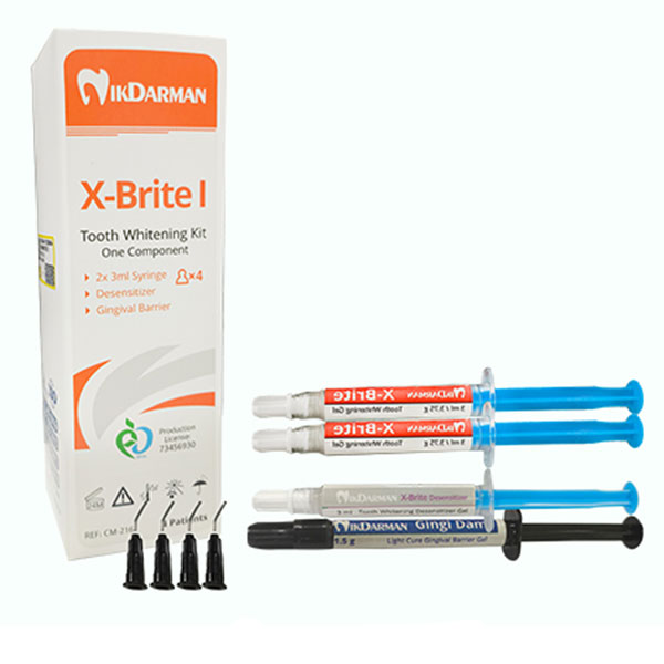 کیت-سفیدکننده-دندان-بلیچینگ-نیک-درمان کیت سفیدکننده دندان بلیچینگ آفیس X-Brite I